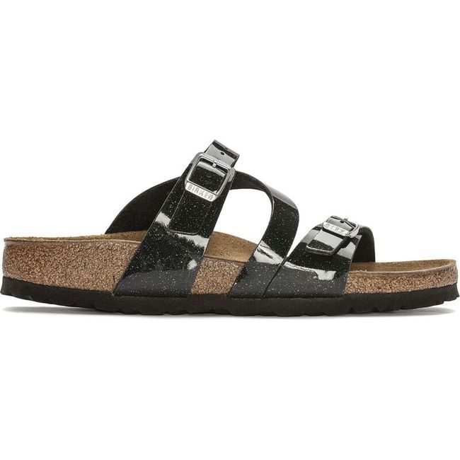 Birkenstock Women's Salina Birko-Flor Magic Galaxy Black Narrow Sandal 1023937