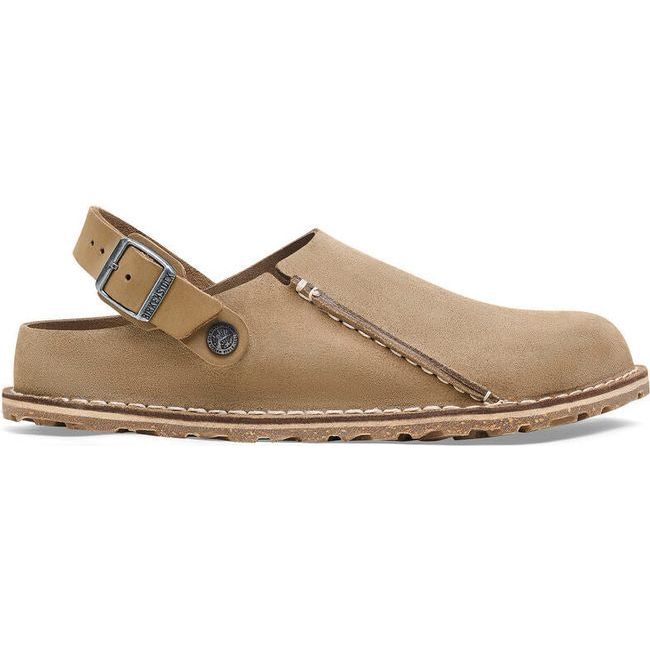 Birkenstock Women's Lutry Gray Taupe Narrow Clog 1025297