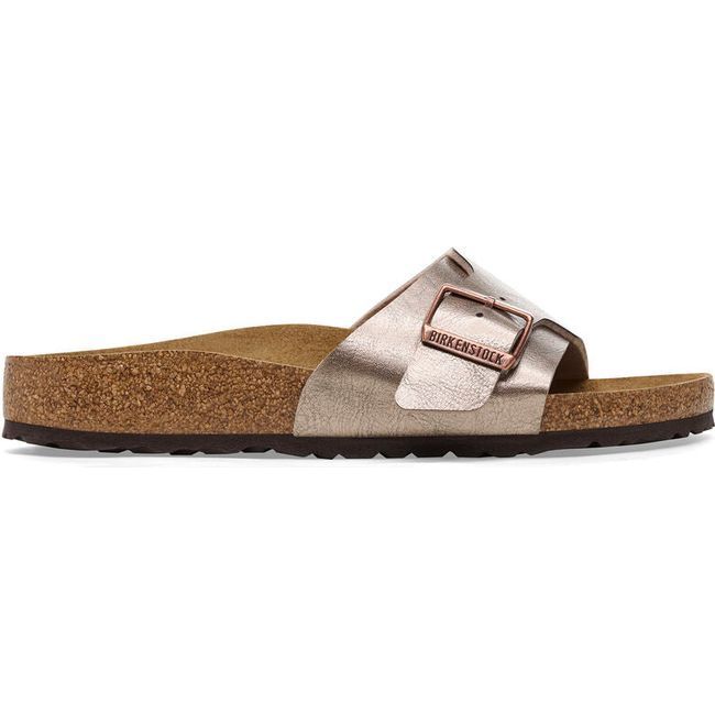 Birkenstock Women's Catalina Birko-Flor Graceful Taupe Narrow Sandal 1026622