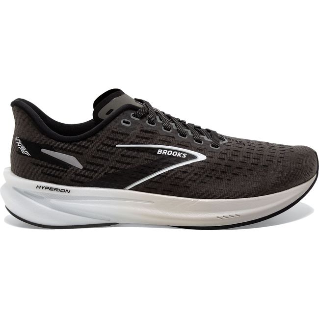 Brooks Men's Hyperion Running Shoe GUNMETAL/BLACK/WHITE 110407-008