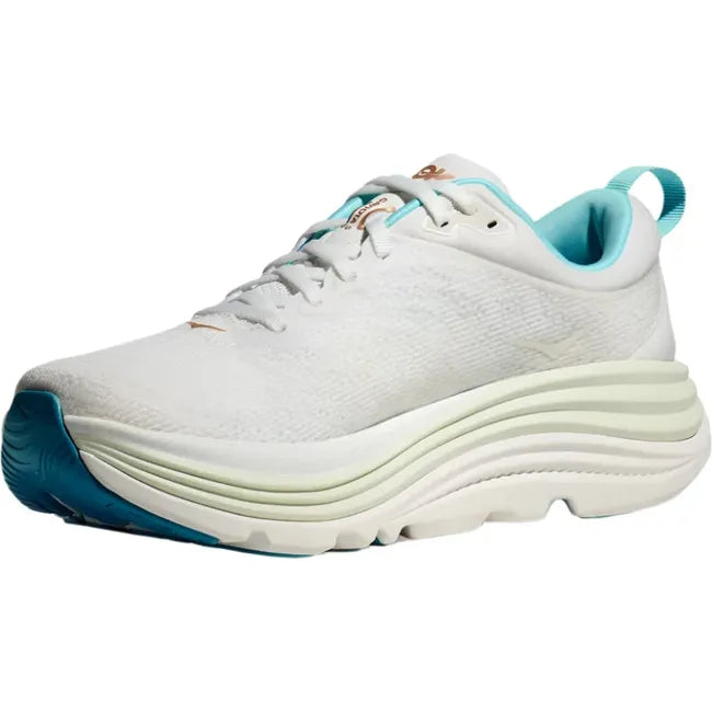 Hoka Women's Gaviota 5 Running Shoe Frost / Rose Gold 1134235-FTRS / 1134270-FTRS
