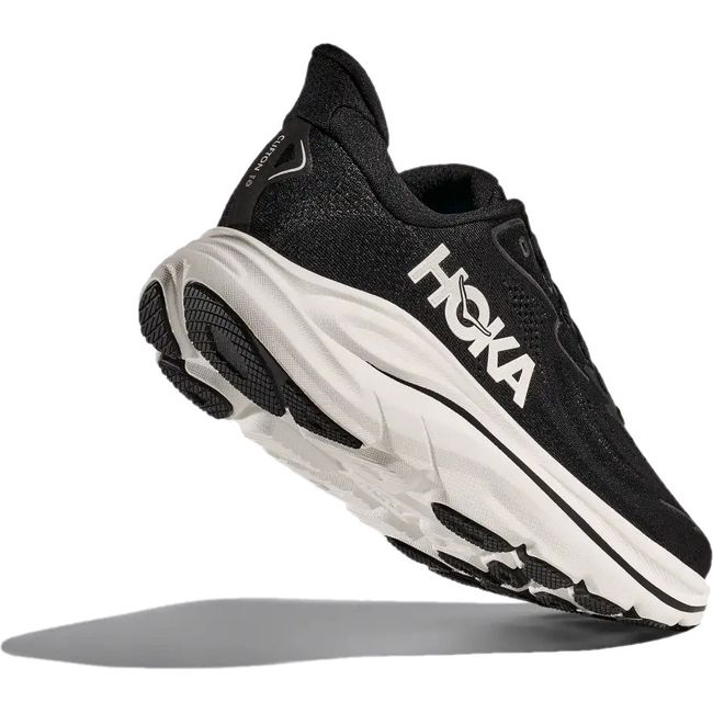 Heel angled up showing tread of Women&