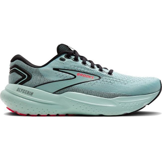 Brooks Women's Glycerin 21 Running Shoe Cloud/Black/Pink 120408-410