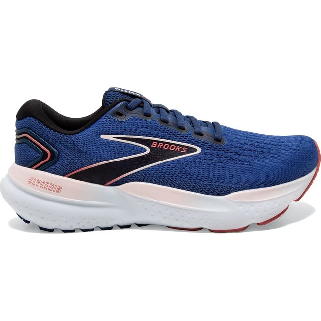 Brooks Women's Glycerin 21 Running Shoe BLUE/ICY PINK/ROSE 120408-496