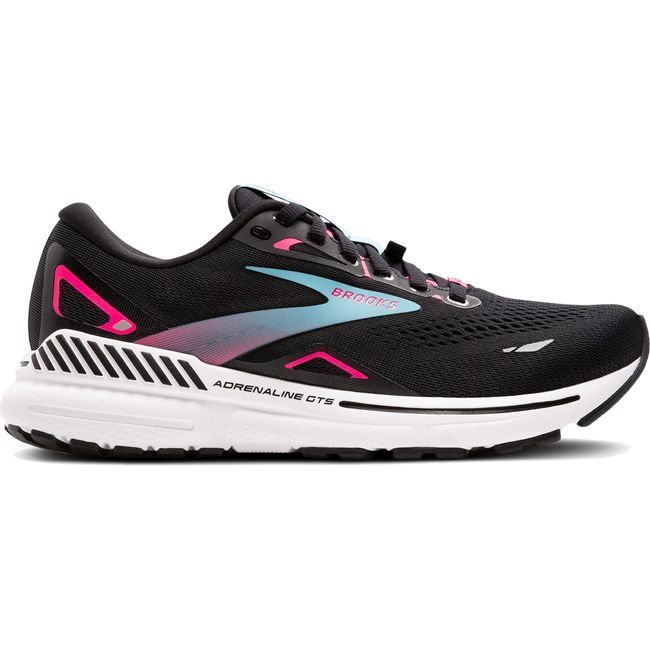 Brooks Women's Adrenaline GTS 23 GTX Running Shoe Black/Knockout Pink/Aqua120413-082