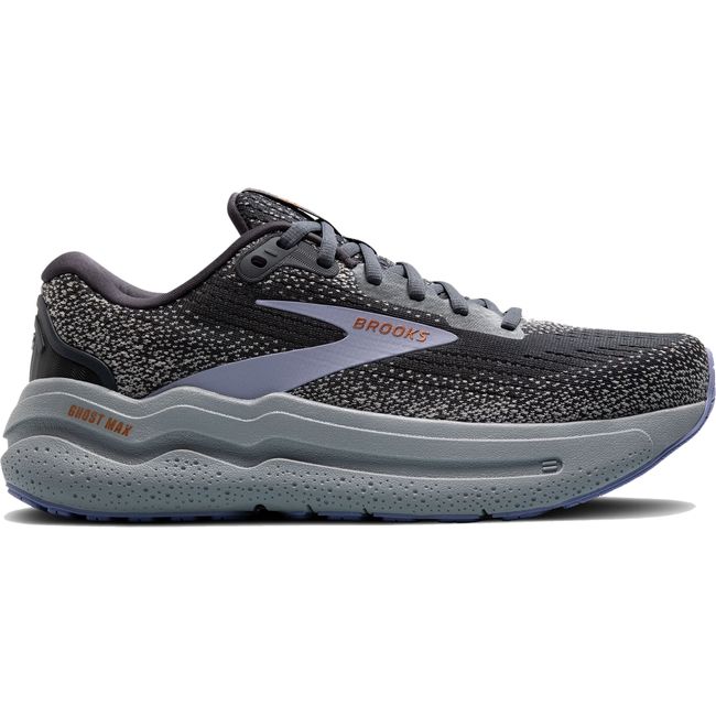 Brooks Women's Ghost Max 2 Running Shoe Ebony/Sweet Lavender/Alloy 120420-005