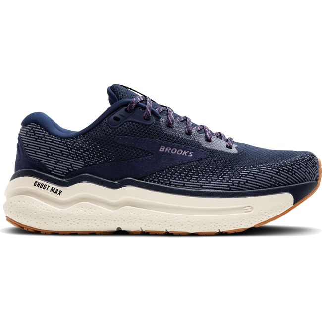 Brooks Women's Ghost Max 2 Running Shoe Peacoat/Orchid/Coconut Milk 120420-444