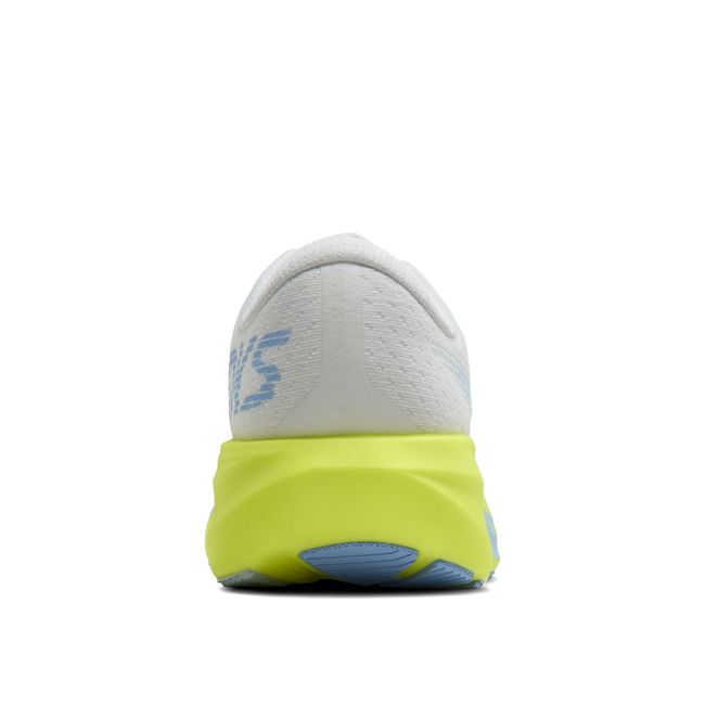 Rear heel view of Brooks Ghost AMP women&