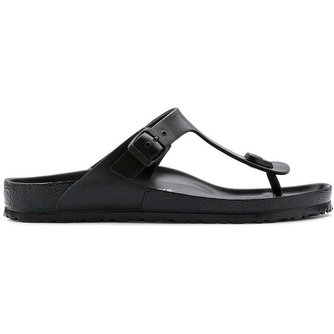 Lateral side of Birkenstock Women's Gizeh EVA Sandal in black