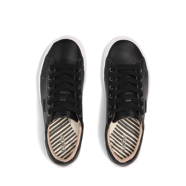Top down view of the Taos Plim Soul Lux pair showing the footbed