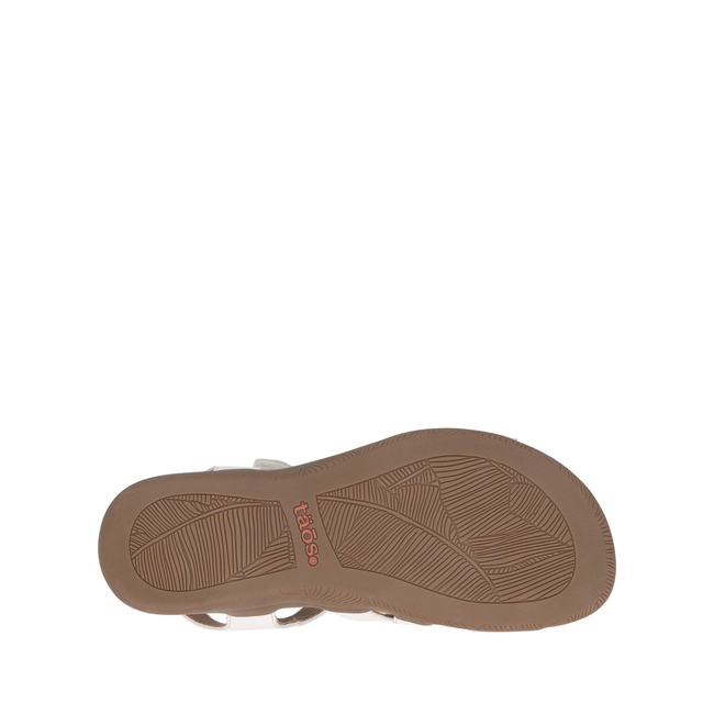 Outsole of the Taos Big Time sandal showing the rubber tread