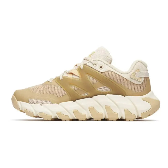 Medial side of latte tan Merrell Women's Maipo Explorer Aerosport Shoe