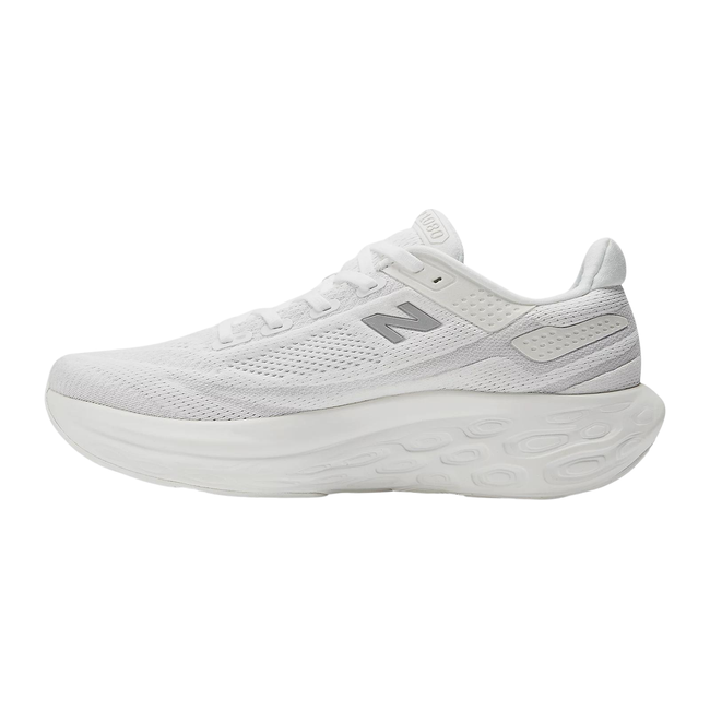 New Balance Men's Fresh Foam 1080 V13 Running Shoe White/Light Silver Metallic M1080W13