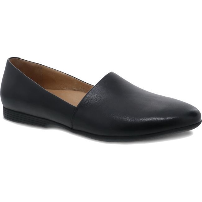 Dansko Women's Larisa Flat Black Milled Nappa 2036020200/2046020200