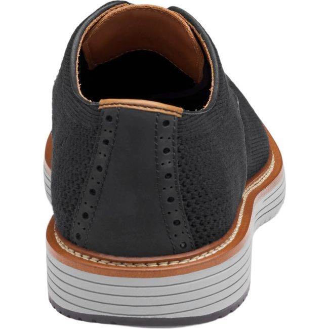 Johnston & Murphy Men's Upton Knit Wingtip Dress Shoe Black Knit 20-5361