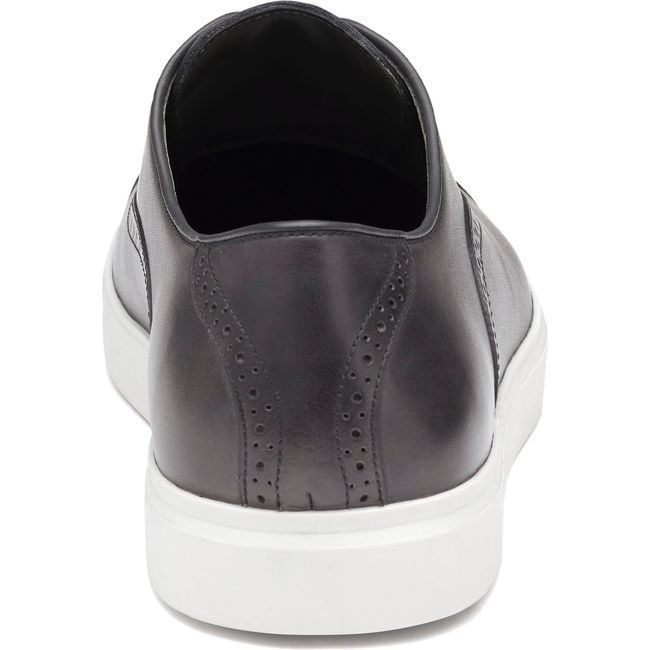 Johnston & Murphy Men's Brody Cap Toe Dress Shoe Black Hand-Stained Full Grain 20-6641