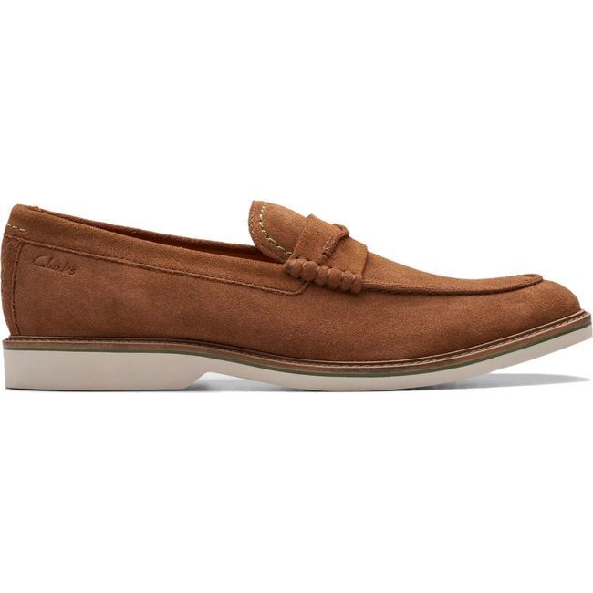 Clarks Men's Arricus LT Slip Loafer Cola Suede 26176086