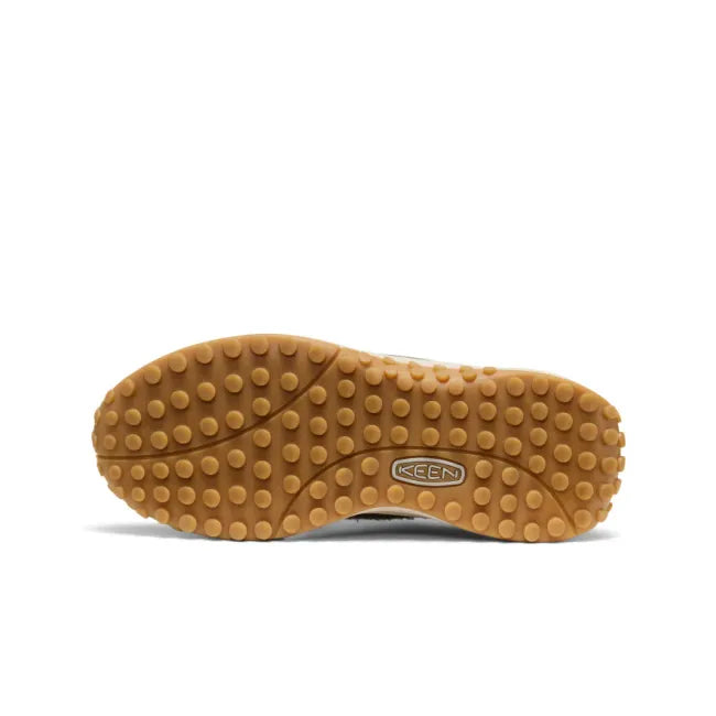 Sole of Women’s KEEN KS Mino Sneaker in Safari Tan Birch Beige