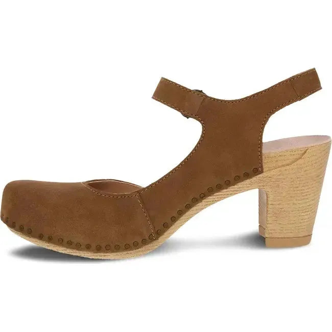 Dansko Women's Taytum Heel Tan Milled Nubuck 3114371400