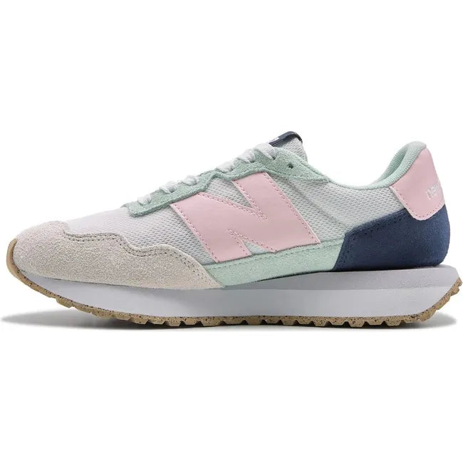 Medial side of Women's New Balance 237 Lifestyle Shoe in Reflection Rose Sugar