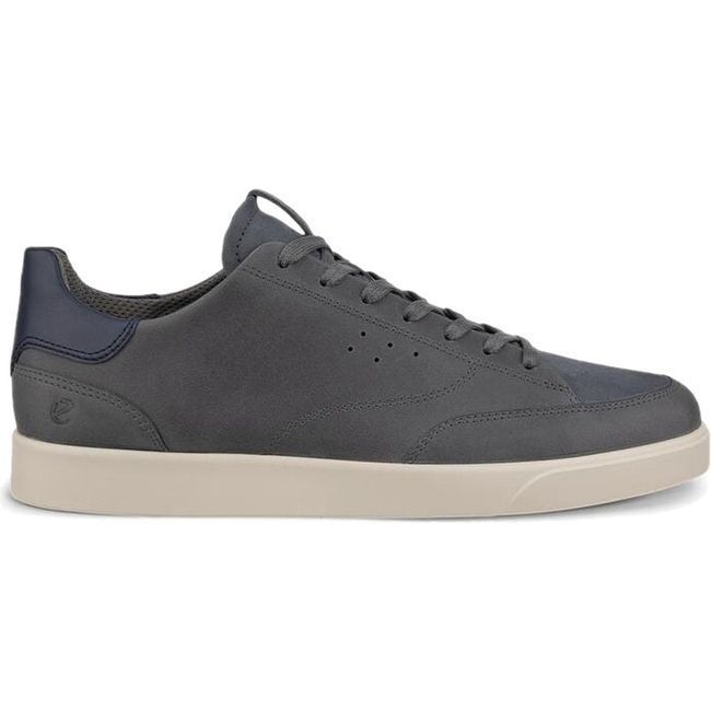 Ecco Men's Street Lite Luxe Sneaker Moon Rock/Magnet/Steel/Marine 521394-60988