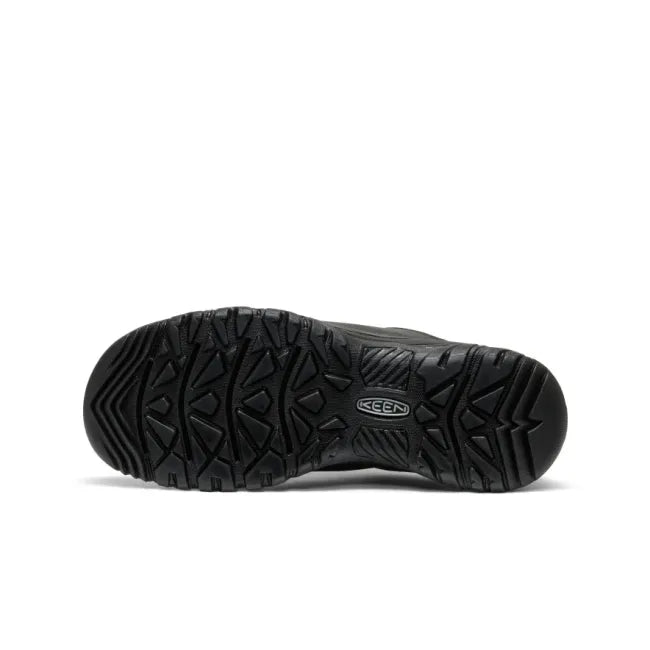 Sole of Men’s KEEN Targhee IV Oxford Shoe in black leather