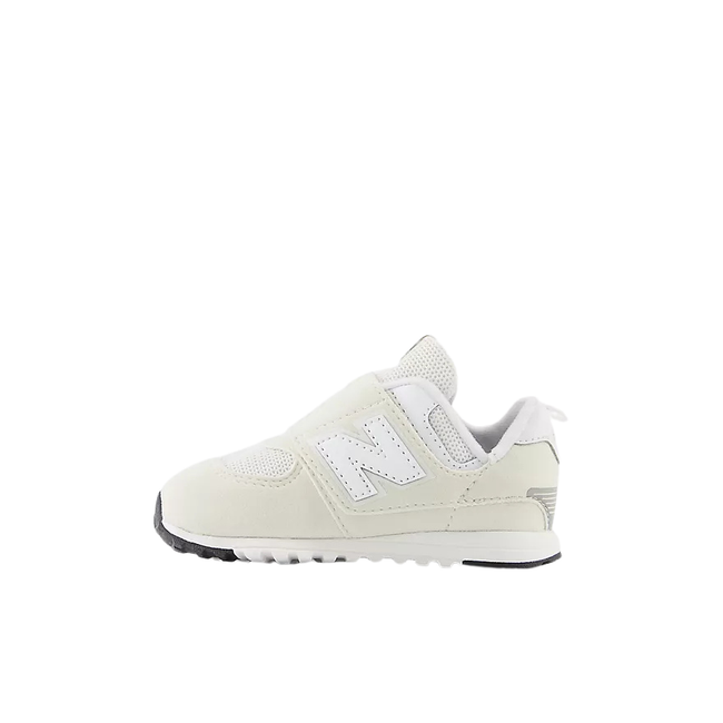 Medial side of New Balance Kids' 574 Lifestyle Shoe (infant/Toddler) in Nimbus Cloud