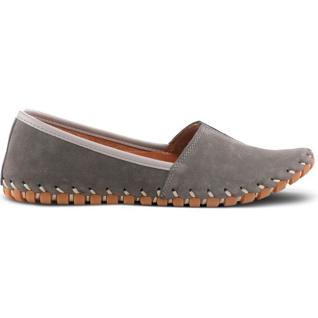 Spring Step Women's Kathaleta Flat Grey Suede