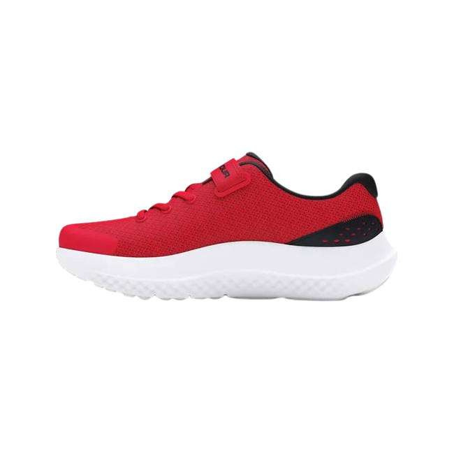 Under Armour Kids' Surge 4 AC Running Shoes Red/Black 3027104-600