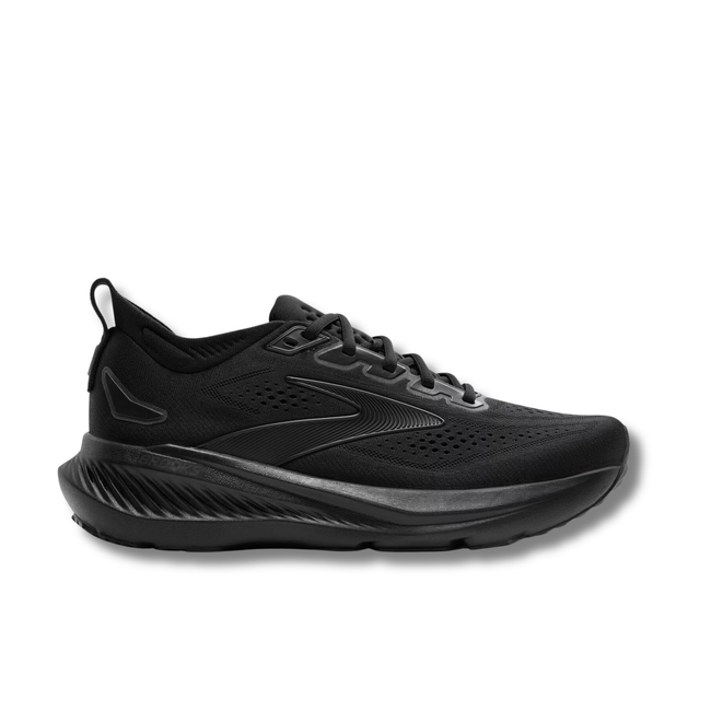 Lateral side of Brooks Men's Glycerin 23 Running Shoe in Black Ebony
