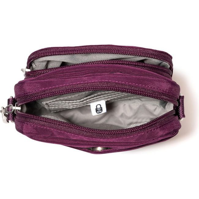 Baggallini Modern Everywhere Explorer Cross Body Bag Mulberry ENS832B1079