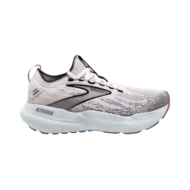Brooks Women's Glycerin StealthFit 21 Running Shoe White/Grey/Black 120410-135