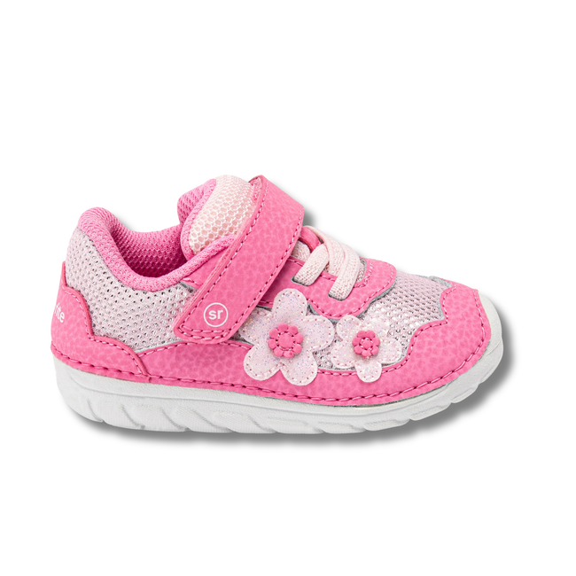 Lateral side of Stride Rite Infant Kids' Rosa Sneaker in Blush Pink