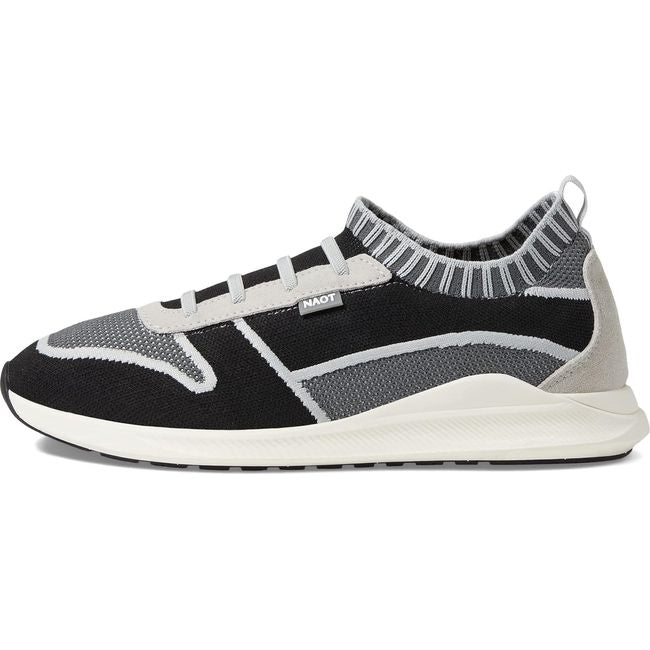 Naot Women's Adonis Sneaker Black/Gray Knit 15004-68B
