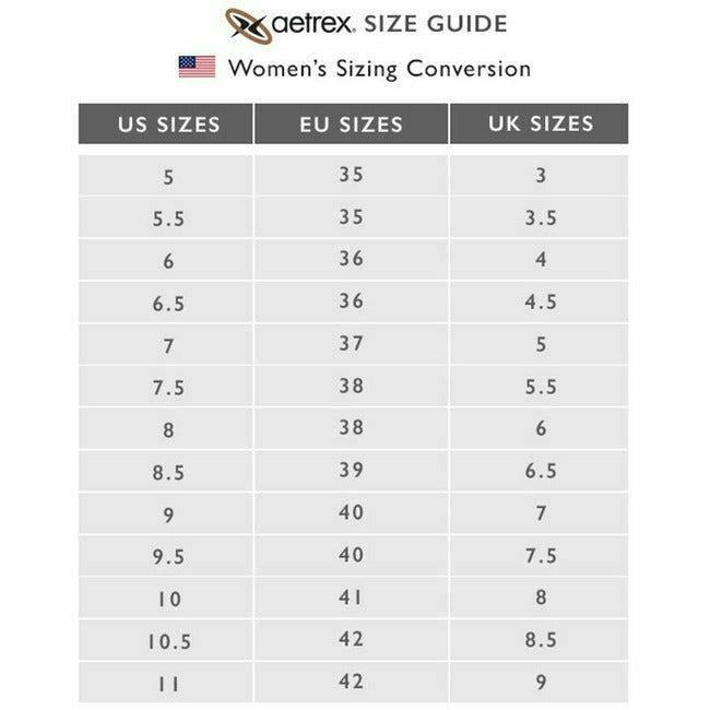 Aetrex Shoe Size Chart