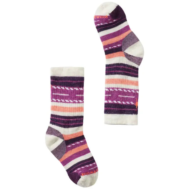 Moonbeam and purple Smartwool Kids&