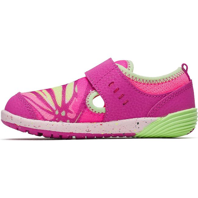Medial side of Merrell Little Kids' Bare Steps H2O Closed Toe Water Shoe in Butterfly Pink