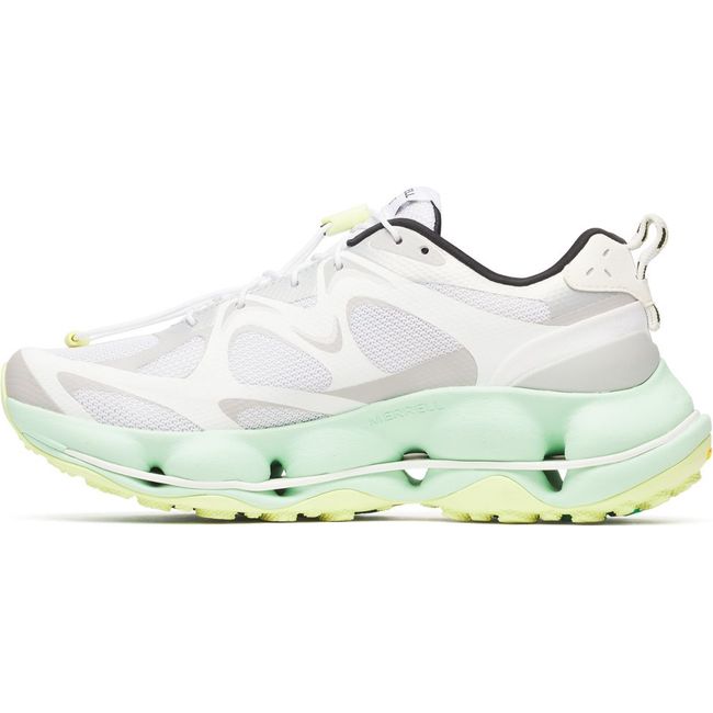 Medial side of Women's Merrell SpeedArc Matis Sneaker in White Turquoise