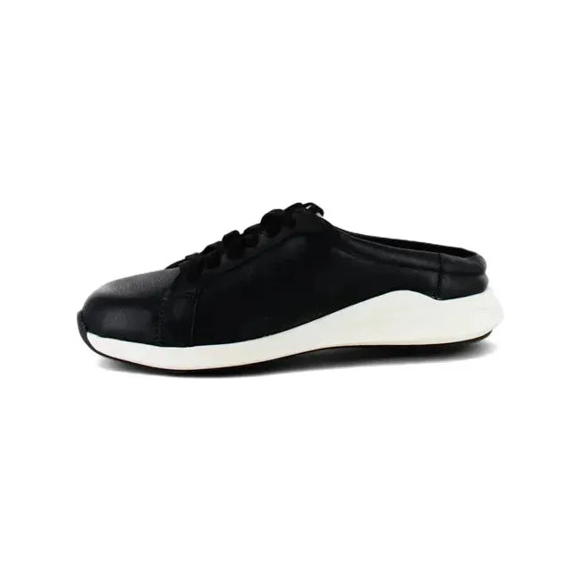 Naot Women's Radon Slip On Sneaker Soft Black/Soft Ivory Leather 17489-QAZ