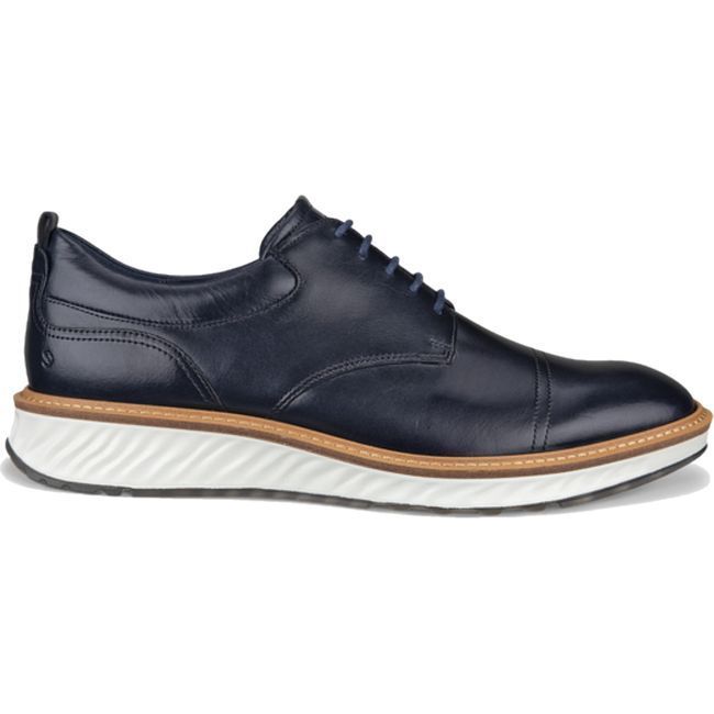 ECCO Men's ST.1 Hybrid Derby Dress Shoe Marine 836884-01038