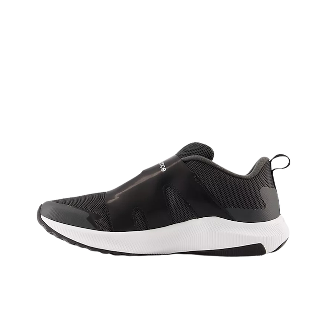 Medial side of New Balance Kids' Dynasoft Reveal V4 BOA Running Shoe in Black