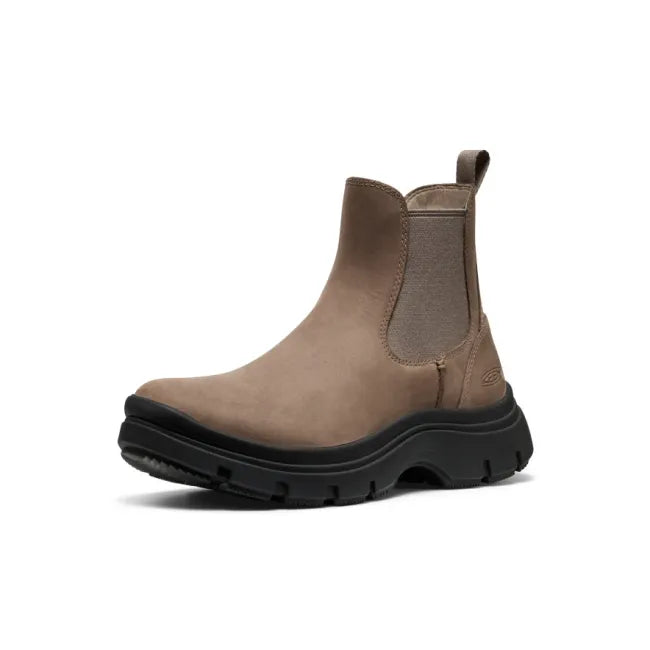 Front angled view of brindle brown and black Women&