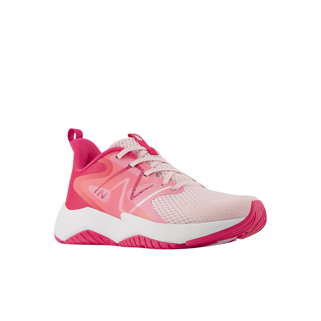 Front angled view of New Balance Youth Kids&