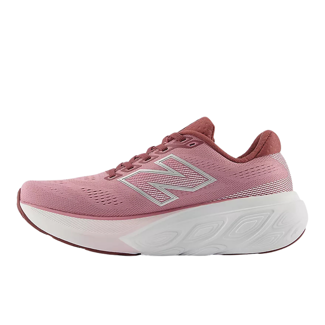 Medial side of New Balance Women's Fresh Foam X 880 V15 Running Shoe in Washed Burgundy 