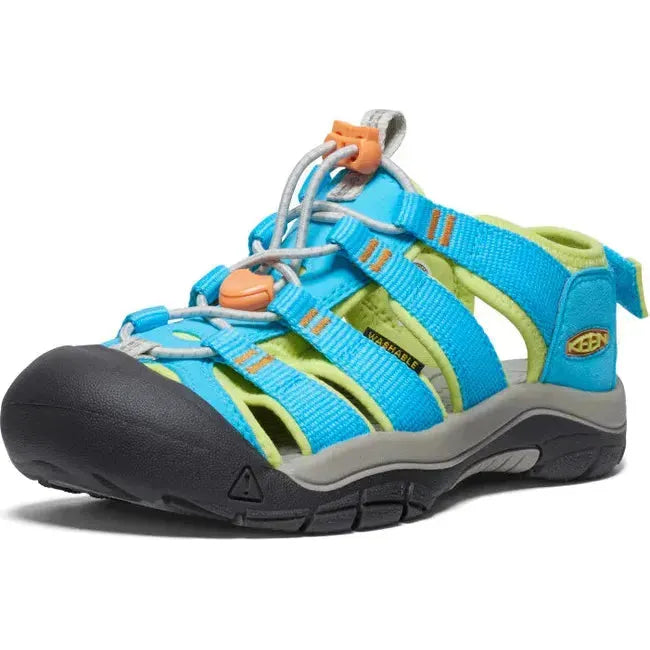 Keen Kids' Newport H2 Blue Atoll/Daiquiri Green Sandal 1028612
