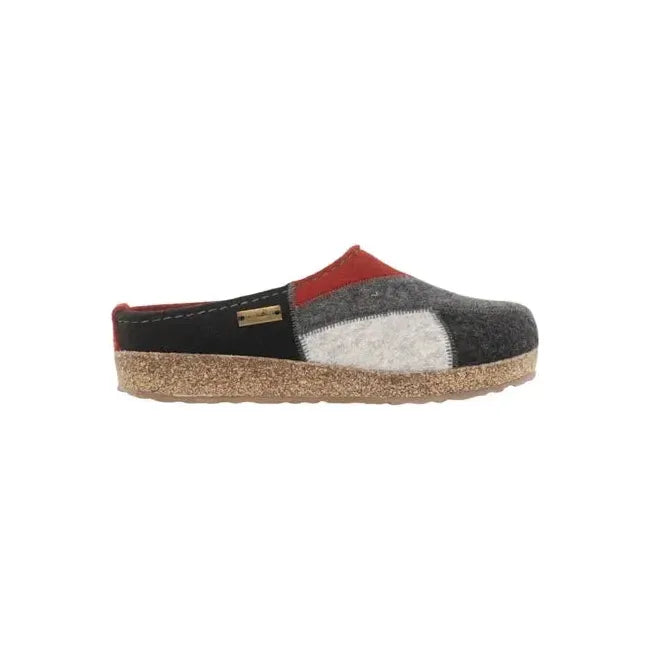 Haflinger Women's Patch Clog Chili 711070-11
