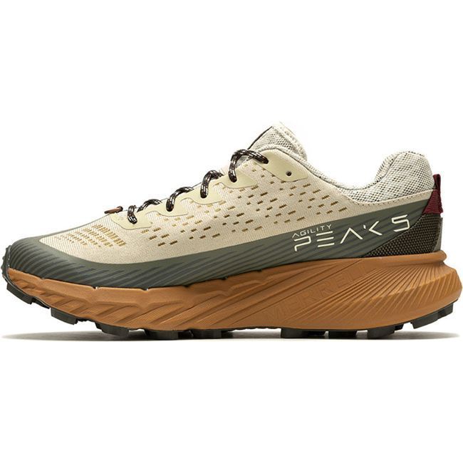 Merrell Men's Agility Peak 5 Trail Running Shoe Oyster/Olive J067767