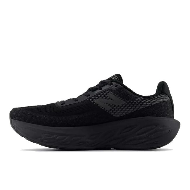Medial side of New Balance Men's 1080 V14 Running Shoe in all black