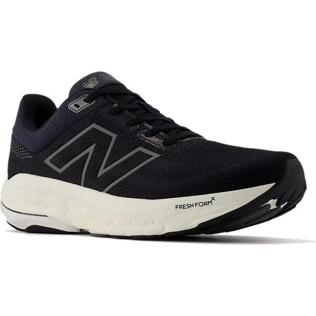 New Balance Men's 860 V14 Running Shoe BLACK/PHANTOM/SEA SALT M860K14