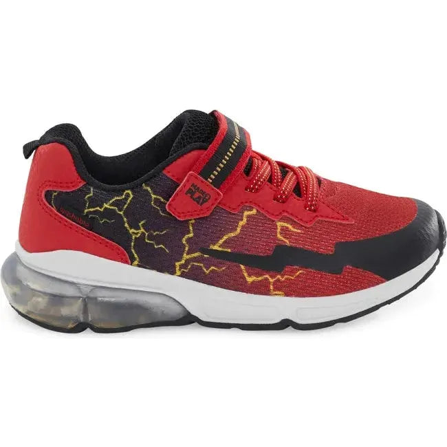 Stride Rite Kids' Light Up Lightning Sneaker Red CB035201